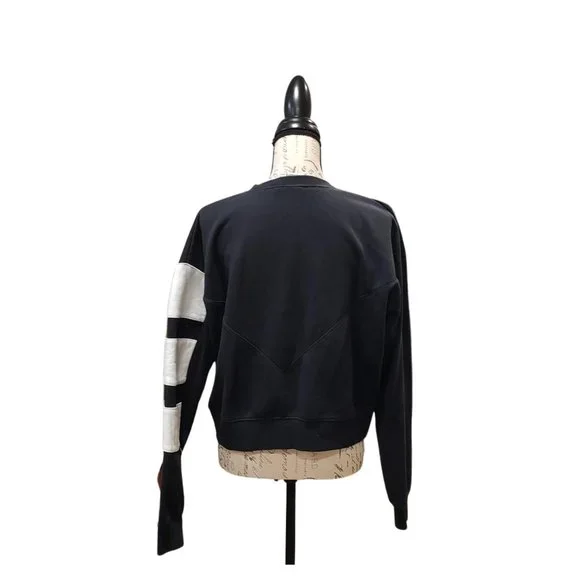 Adidas Originals Sewn Stripe Crop Sweater - Picture 13 of 15